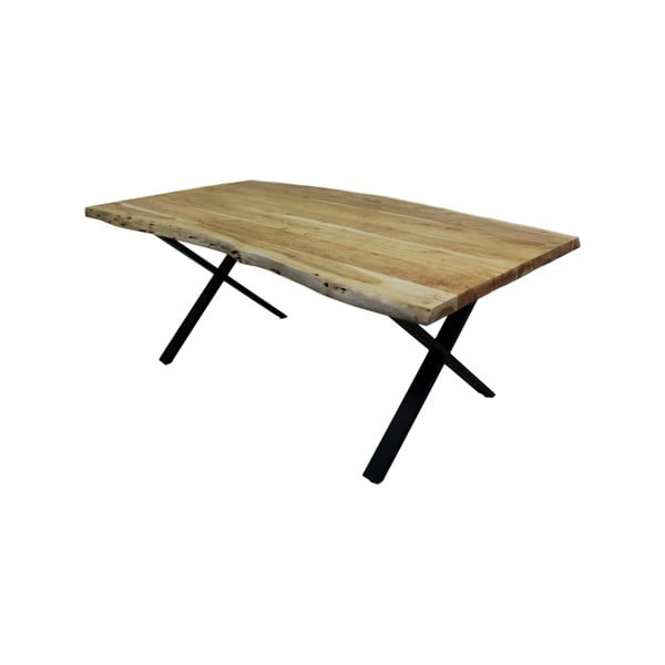 Tavolo da pranzo in legno di acacia non trattato , 220 x 100 cm - HSM collection