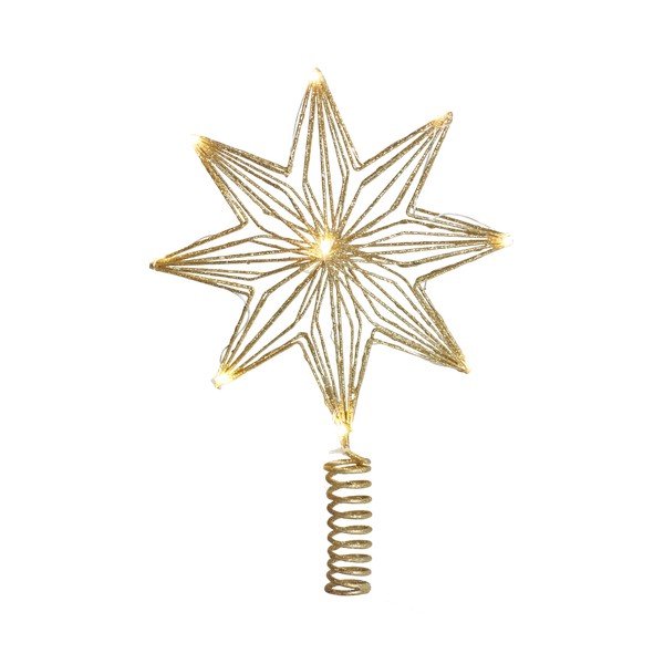 Decorazione luminosa dorata con alimentazione a batteria Chloe – Sirius