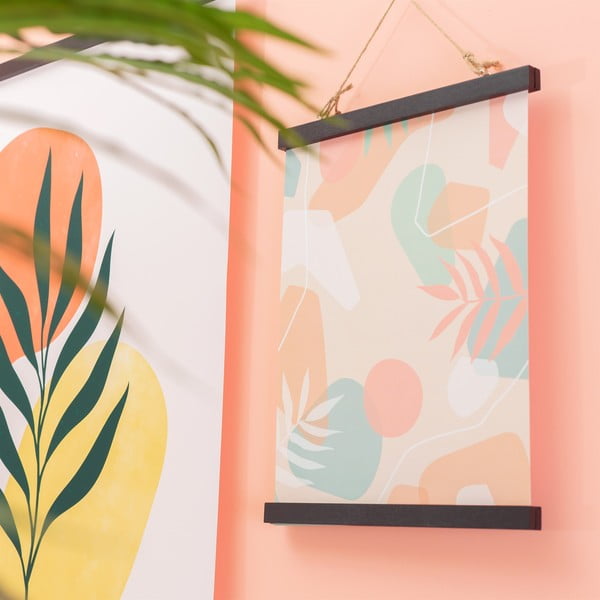 Cornice magnetica nera per poster, larghezza 30 cm - Sass & Belle-image-1