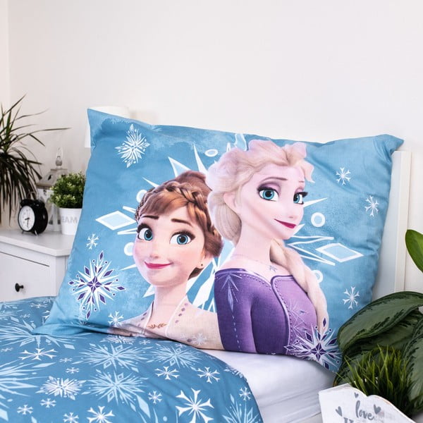 Biancheria da letto per bambini in cotone per letto singolo 140x200 cm Frozen - Jerry Fabrics-image-3
