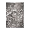 Tappeto grigio/argento 200x290 cm Marbled - Flair Rugs