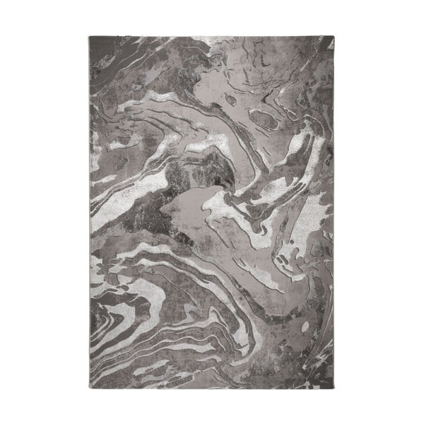 Tappeto grigio/argento 160x230 cm Marbled - Flair Rugs