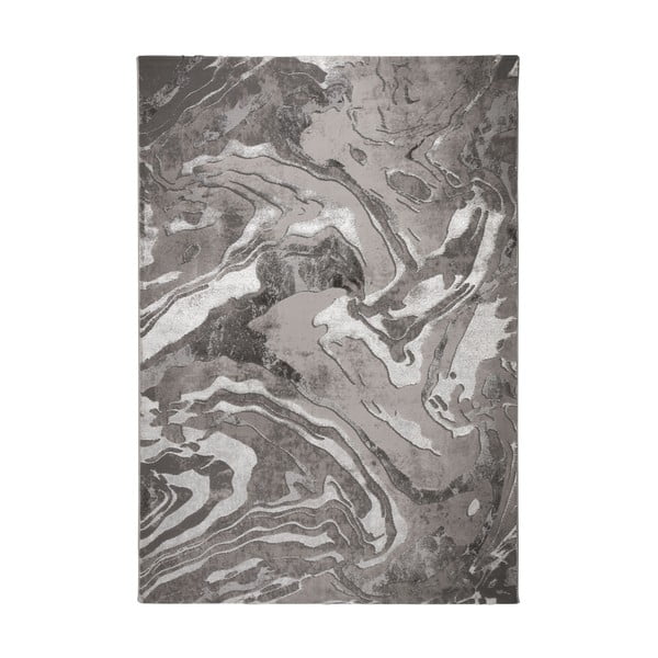 Tappeto grigio/argento 120x170 cm Marbled - Flair Rugs