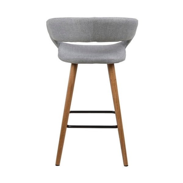 Set di 2 sgabelli da bar grigi Gill - Actona-image-3