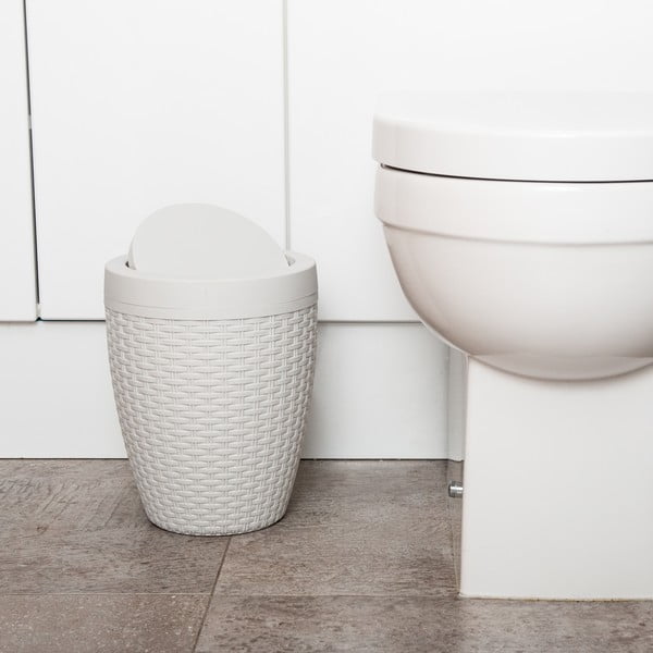 Cestino da bagno Premium beige chiaro, 5 l - Addis-image-2