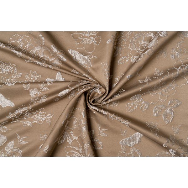 Tenda beige 135x260 cm Lillies - Mendola Fabrics-image-3