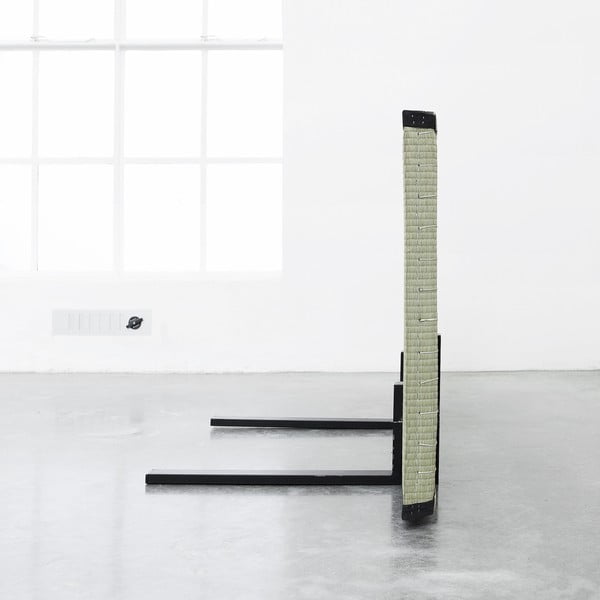 Postel/sofa Sano, černé s černými polštáři-image-4