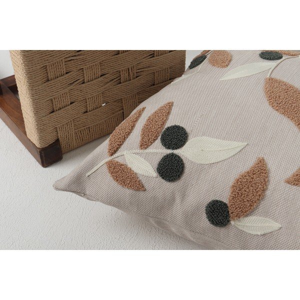 Cuscino decorativo in lino 43x43 cm Sonbahar – Mioli Decor-image-4