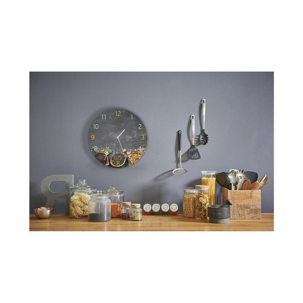 Orologio da parete in vetro , ⌀ 30 cm Tea - Styler-image-1