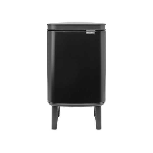 Cestino per la spazzatura nero opaco in acciaio 4 l Bo Hi – Brabantia