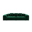 Divano in velluto verde 320 cm Rome Velvet - Cosmopolitan Design