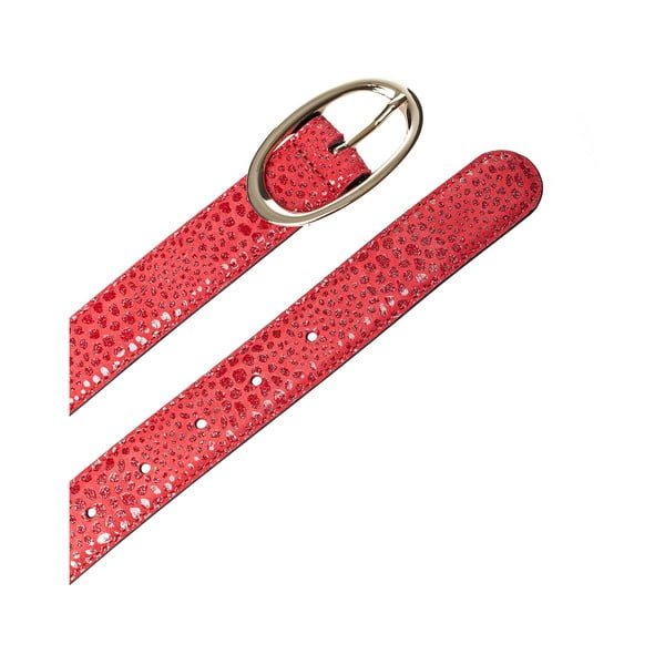 Cintura in pelle rossa Hera, lunghezza 85 cm - Ferruccio Laconi-image-2