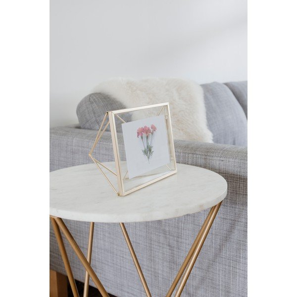 Cornice da appoggio/parete in metallo color oro 15x20 cm Prisma - Umbra-image-4