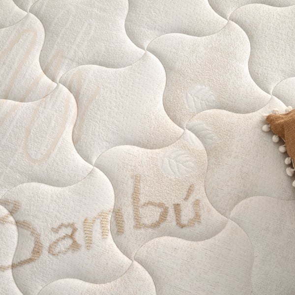 Materasso bifacciale in schiuma media/straordinaria 180x200 cm Bamboo Eco Fresh - Moonia-image-2
