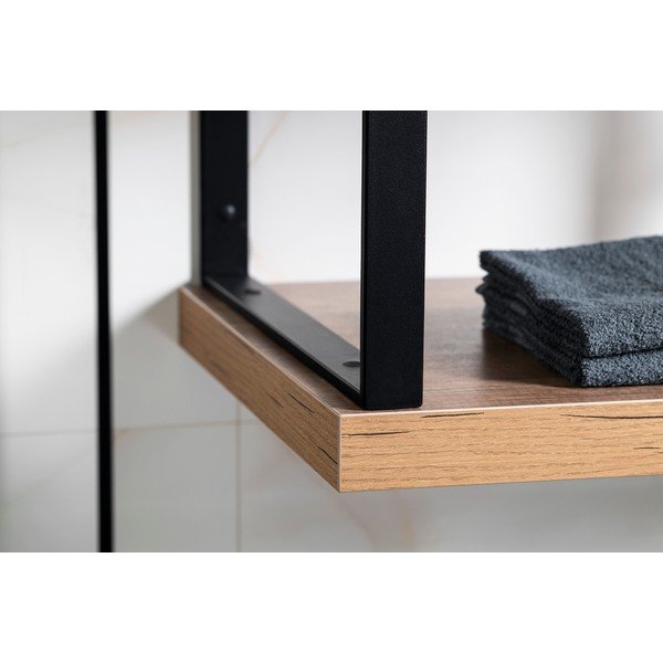 Supporto per piano nero in acciaio 49x4 cm – Sapho-image-2