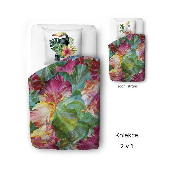 Biancheria da letto singola in cotone satin140x200 cm Vibrant Colours - Butter Kings-image-2