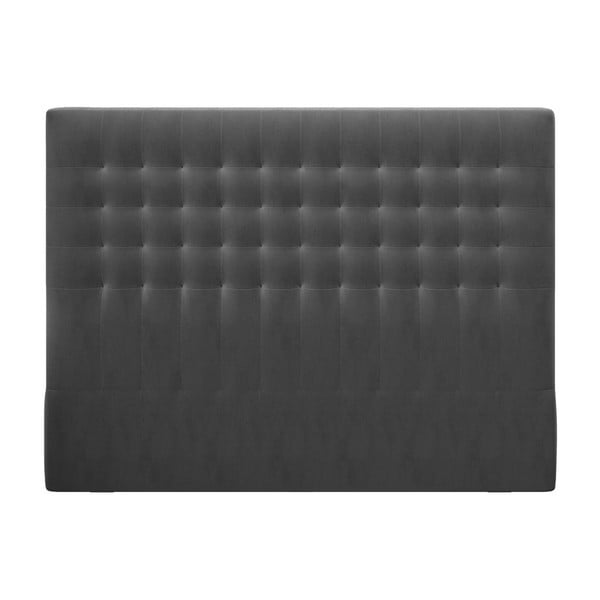 Testata grigio scuro con rivestimento in velluto Windsor & Co Sofas , 160 x 120 cm Apollo - Cosmopolitan Design