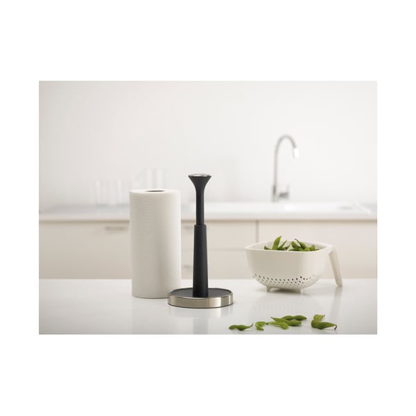 Portasciugamani da cucina nero Push'n´Tear Push&Tear™ - Joseph Joseph-image-3