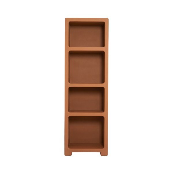 Scaffale color terracotta 60x190x35 cm Naluno – Light & Living-image-2