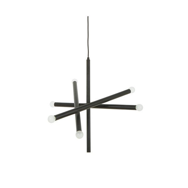 Apparecchio a sospensione nero Sticks - Westwing Collection-image-2