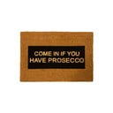 Tappeto in cocco naturale Come In If you Have Prosecco Glitter, 40 x 60 cm - Artsy Doormats