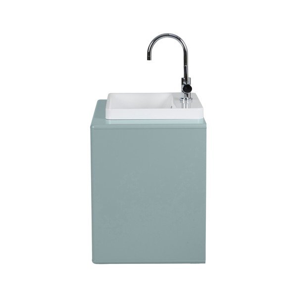 Mobile sospeso con lavabo senza miscelatore in menta 80x62 cm Color Bath - Tom Tailor-image-4
