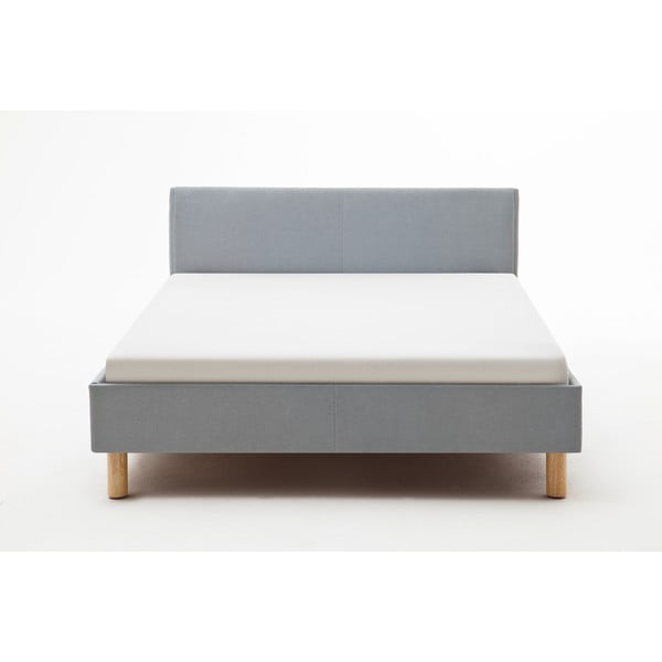 Letto singolo imbottito blu/grigio rete non inclusa 120x200 cm Lena – Meise Möbel-image-3