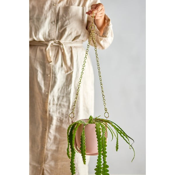 Portavaso appeso in metallo Kati - Bloomingville-image-1