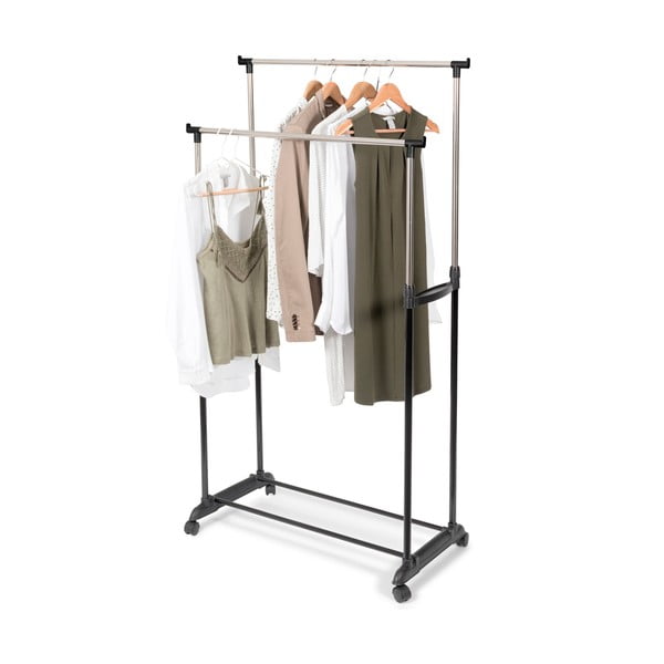 Appendiabiti mobile Cleano a doppia altezza regolabile - Compactor-image-1