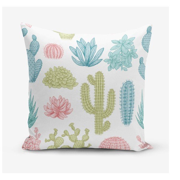 Federa per cuscino Cactus in misto cotone, 45 x 45 cm - Minimalist Cushion Covers