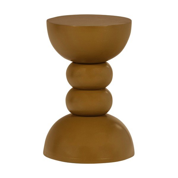 Tavolino rotondo in mango massiccio ø 35 cm Miel – WOOOD