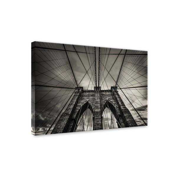 Quadro su tela Silver Brooklyn, 85 x 113 cm - Styler-image-2