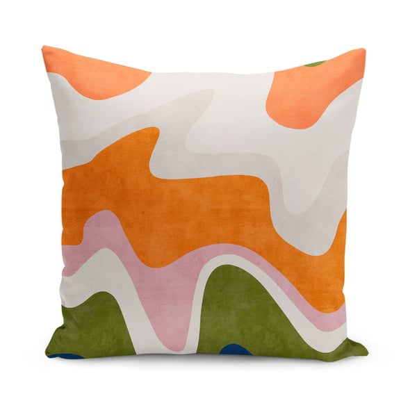 Federa decorativa 43x43 cm Squiggly Orange – Mila Home