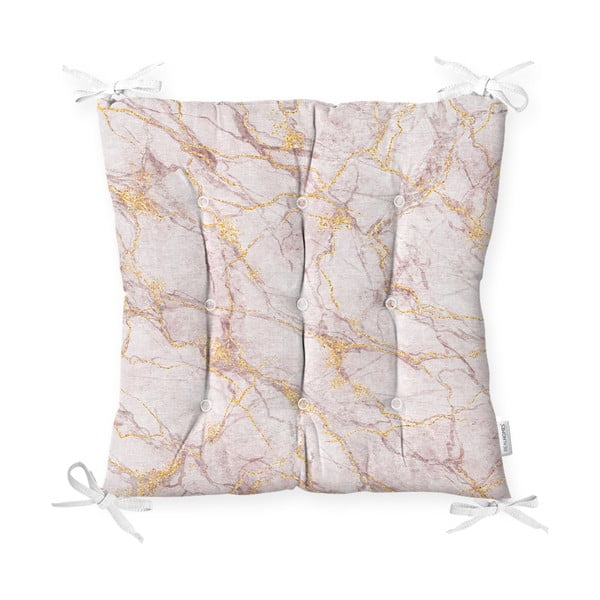 Cuscino in misto cotone Pinky Marble, 40 x 40 cm - Minimalist Cushion Covers