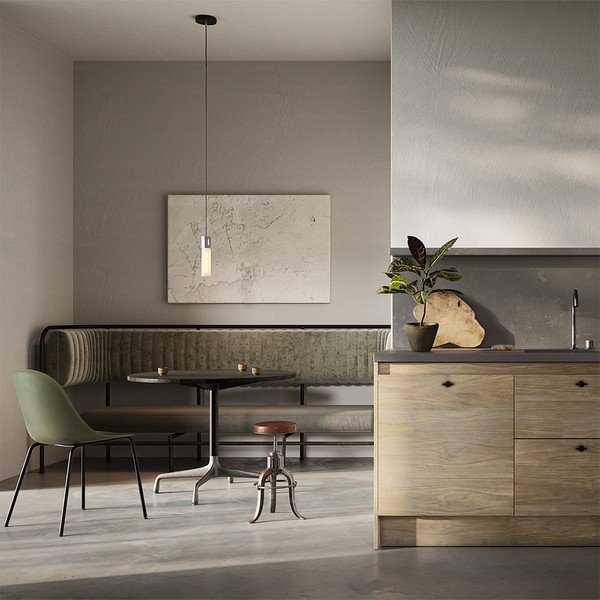 Apparecchio a sospensione dimmerabile grigio ø 6 cm Basalt - tala-image-3