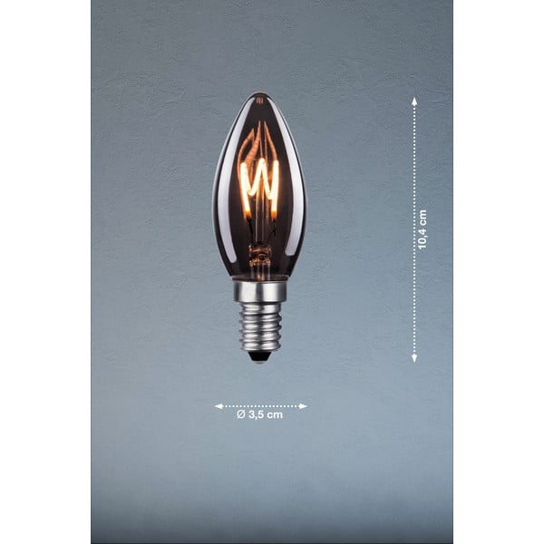 Lampadina a filamento caldo E14, 2 W Elegance - Fischer & Honsel-image-2