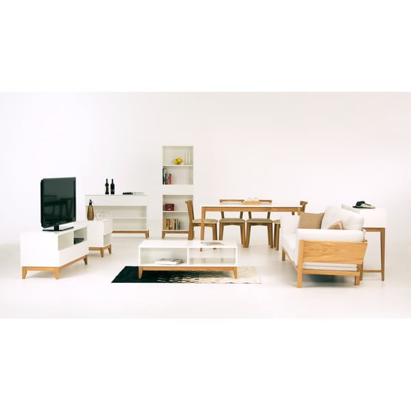 Tavolo TV bianco Blanco - Woodman-image-1