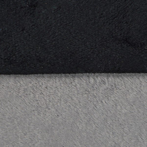 Cuccia grigia in camoscio per cane 87x55 cm Flakes – Love Story-image-3