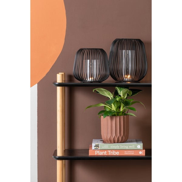 Lanterna da tavolo nera Lanterna, altezza 21 cm - PT LIVING-image-1