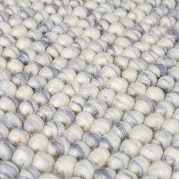 Tappeto azzurro tessuto a mano con lana 160x230 cm Minerals - Flair Rugs-image-4