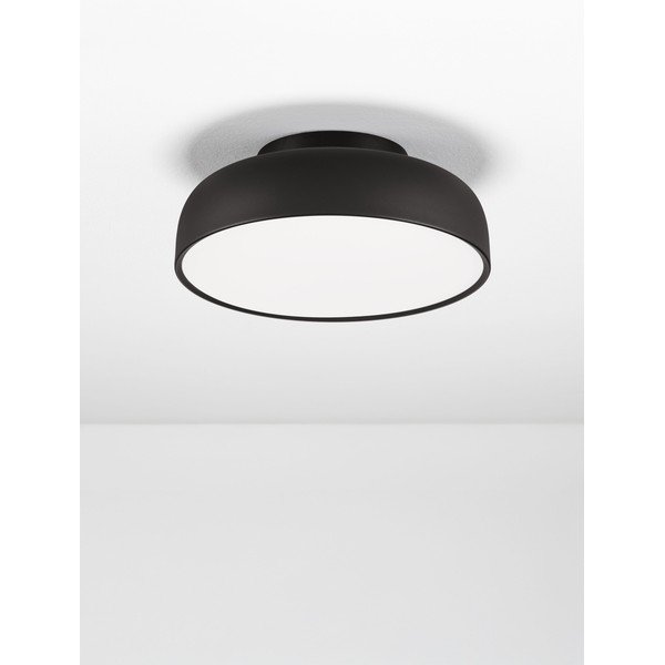 Plafoniera LED nera opaca in alluminio con intensità regolabile Noelia – Nova Luce-image-4