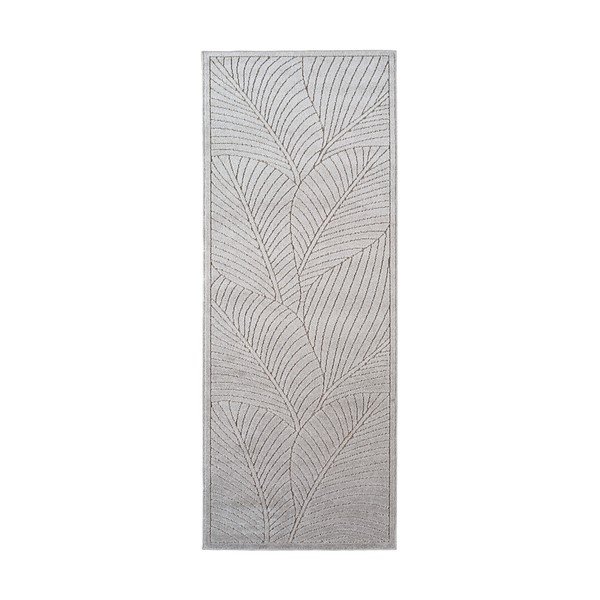 Passatoia da interno ed esterno argentata 80x250 cm Nova 1203 – Ayyildiz Carpets