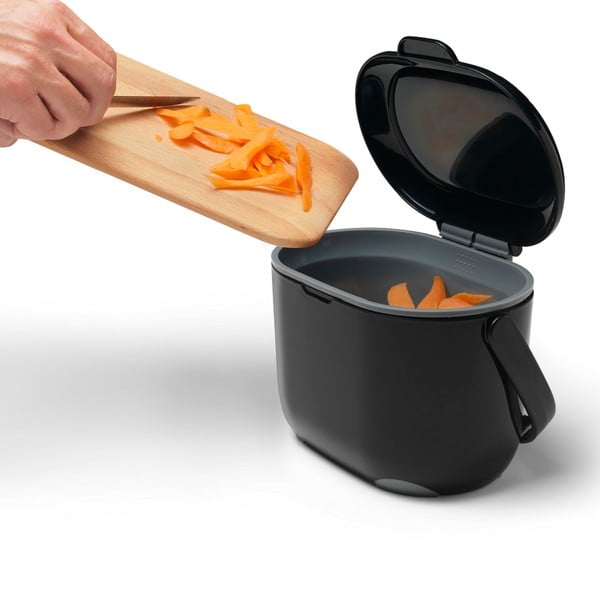 Contenitore nero per rifiuti compostabili 2,5 l - Addis-image-4