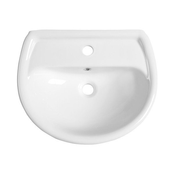 Lavabo bianco in ceramica 50x40 cm – Sapho-image-2