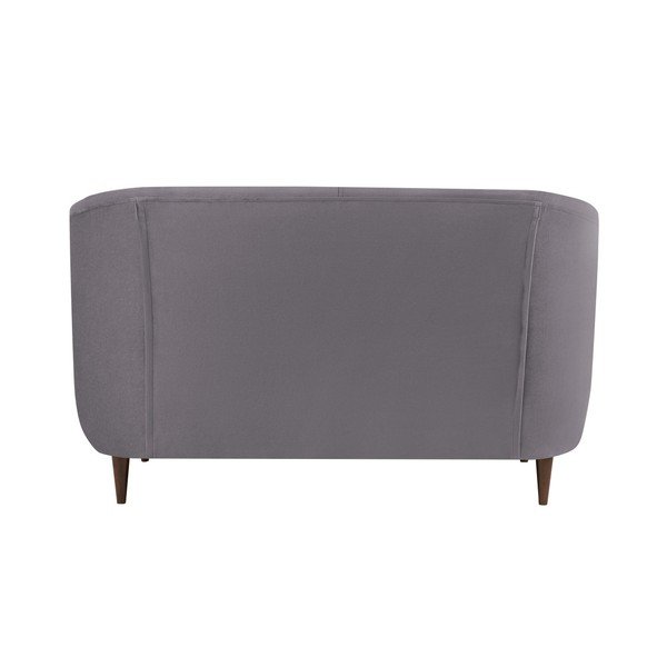 Grafitově šedá sametová pohovka Kooko Home Glam, 125 cm-image-4