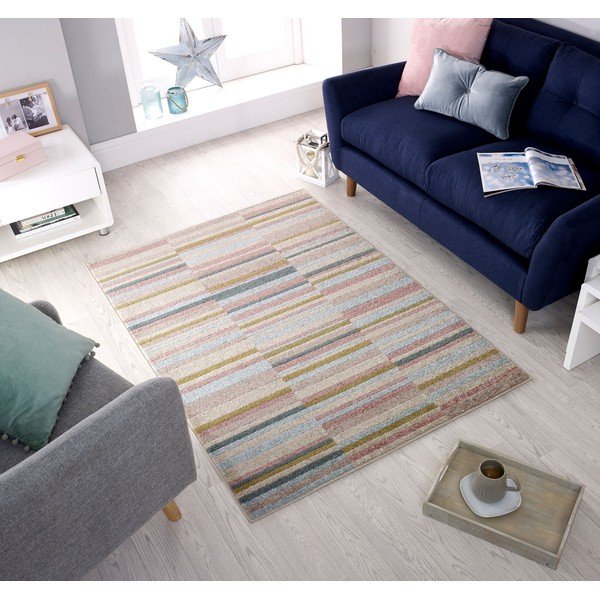 Tappeto beige Urban Lines, 200 x 275 cm - Flair Rugs-image-4