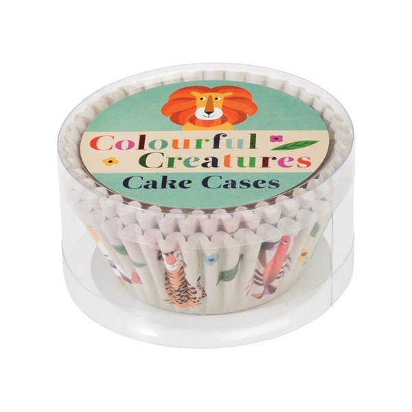 Set di 100 stampi per cupcake in carta da forno Creature colorate - Rex London-image-2