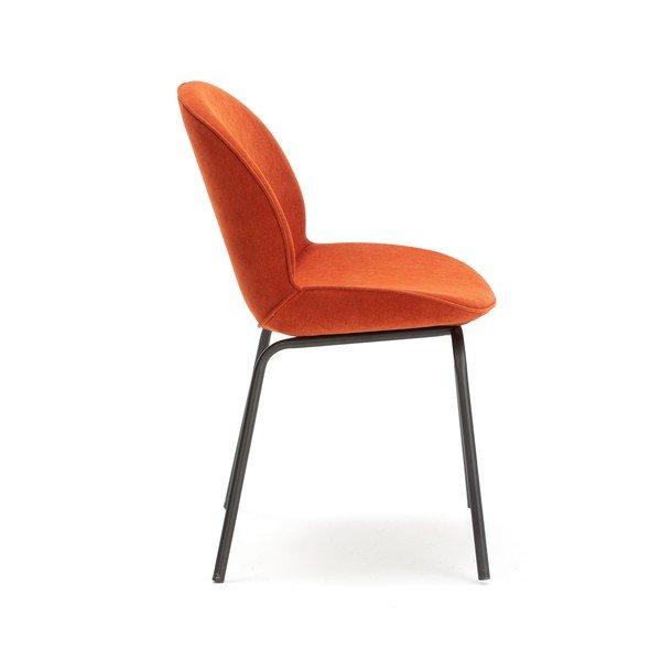 Sedie da pranzo arancioni in un set di 2 Vicky - Marckeric-image-4
