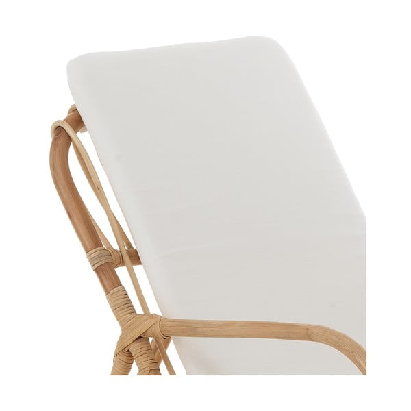 Poltrona con intreccio in bianco e naturale Erik - Tomasucci-image-1