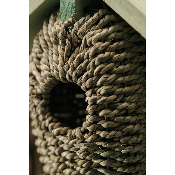 Casetta per uccelli in seagrass, altezza 26,2 cm - Esschert Design-image-1